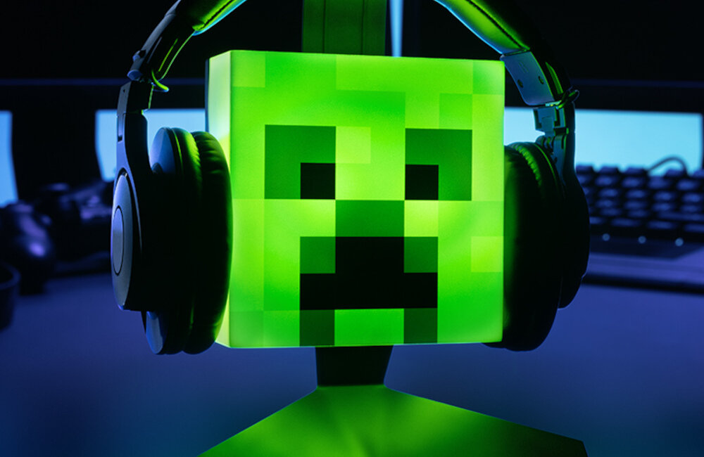Lampka PALADONE Minecraft: Creeper Head STOAJK SŁUCHAWKI WYMIARY WYSOKOŚĆ POSTAĆ