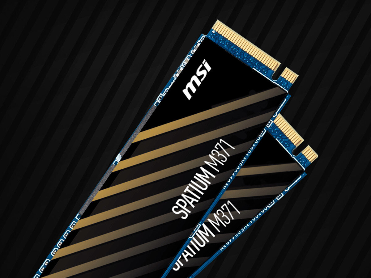 Dysk MSI Spatium M371 500GB SSD montaż format złącze