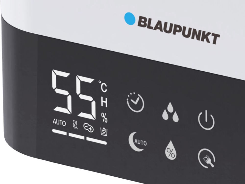 Nawilżacz ultradźwiękowy BLAUPUNKT AHM701 wydajność filtry panel dotykowy