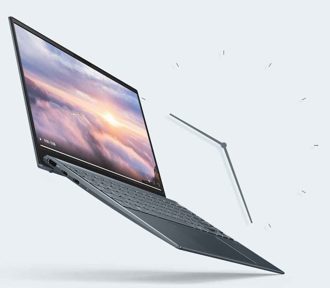 Laptop ASUS ZenBook 13 OLED - bateria praca polimerowa
