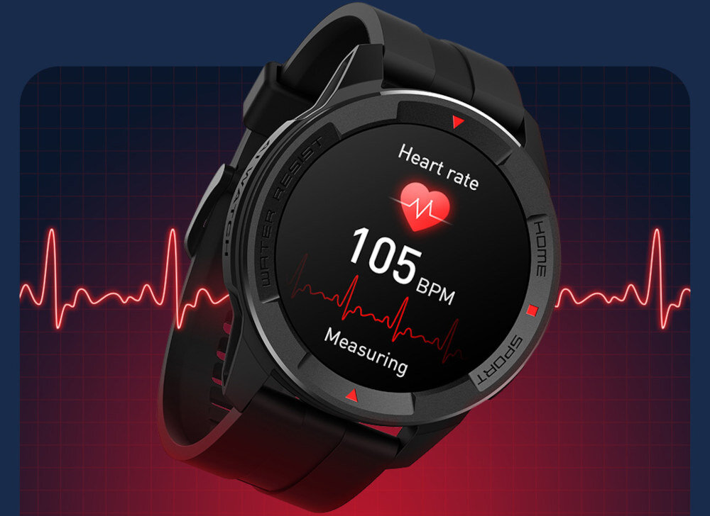Smartwatch MIBRO X1 Czarny ekran bateria czujniki zdrowie sport pasek ładowanie pojemność rozdzielczość łączność sterowanie krew puls rozmowy smartfon aplikacja 