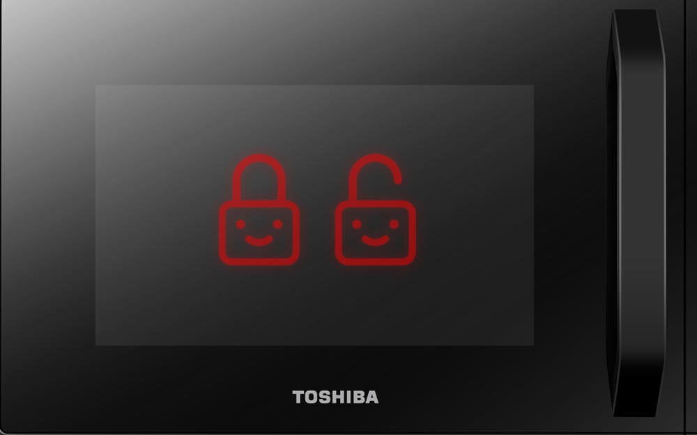 TOSHIBA MM-EM20P(WH) wnętrze zabezpieczenie funkcja blokada rodzicielska