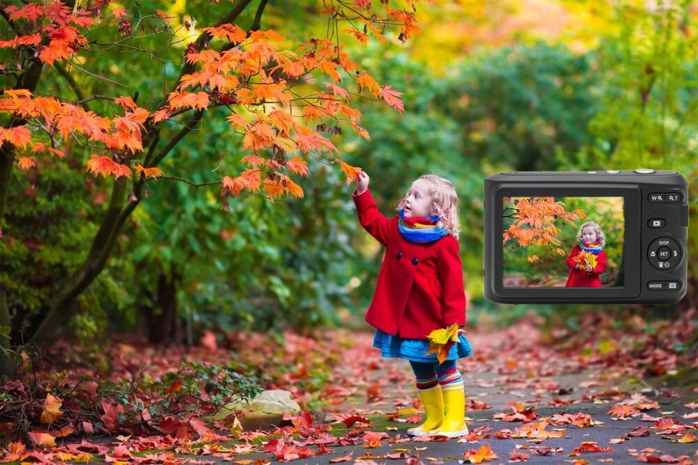 Aparat KODAK FZ45  zdjęcia obiektyw ekran wizjer ogniskowa przysłona migawka obudowa bateria zasilanie filmy nagrywanie rozdzielczość matryca rozmiar przekątna tryby iso montaż lampa światło przyciski sterowanie menu kontrast jasność balans bieli filtry cmos karta pliki format zapis seria