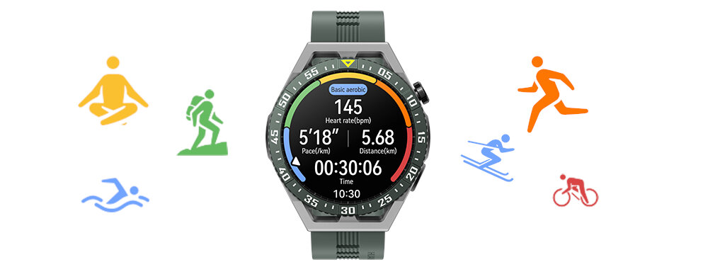 Smartwatch HUAWEI Watch GT 3 SE  bieganie dyscyplina algorytm analiza danych