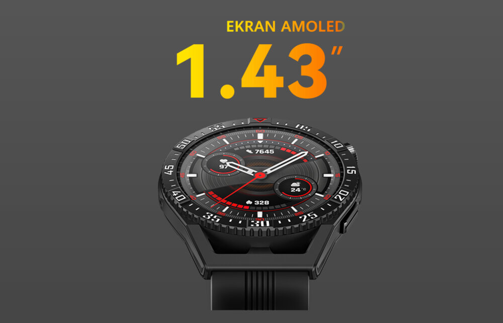 Smartwatch HUAWEI Watch GT 3 SE  lekkość wygoda ekran amoled wodoodporność szkło włókna polimet waga
