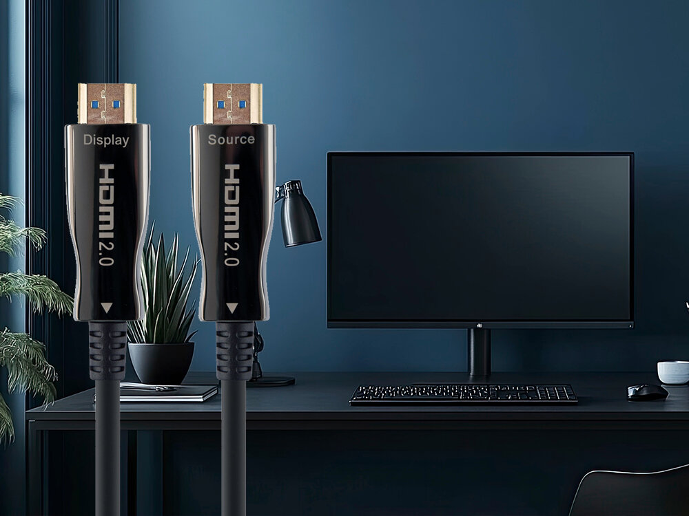 Kabel optyczny HDMI - HDMI CABLEXPERT 80 m - Dobra transmisja sygnału