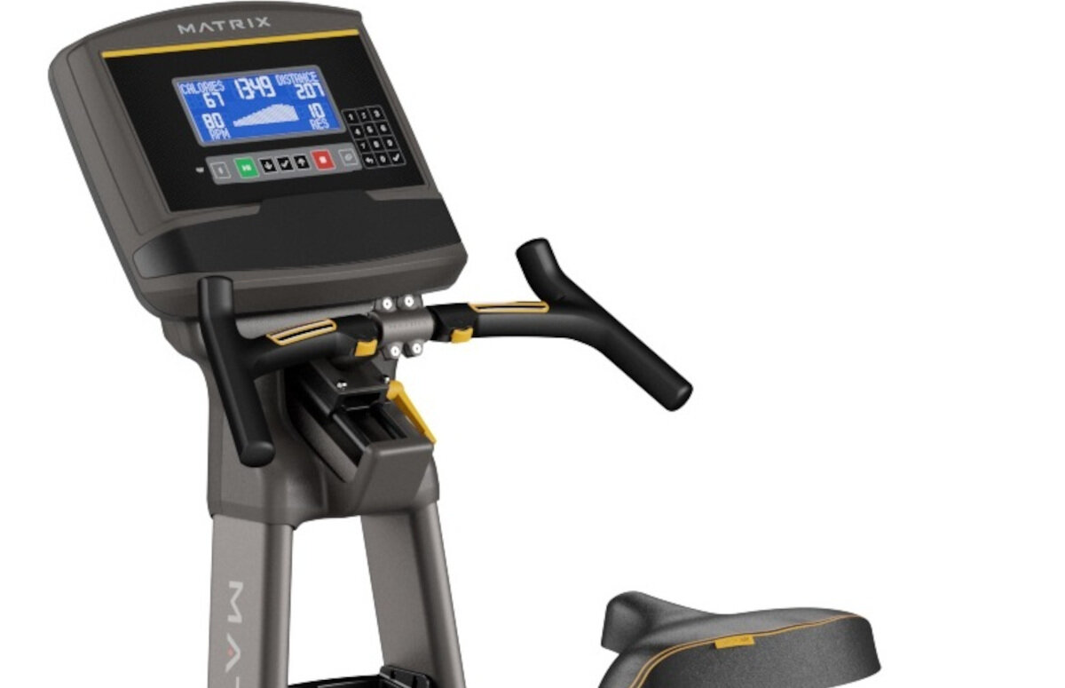 Rower indukcyjny MATRIX pokrętła kierownica położenie siodełko