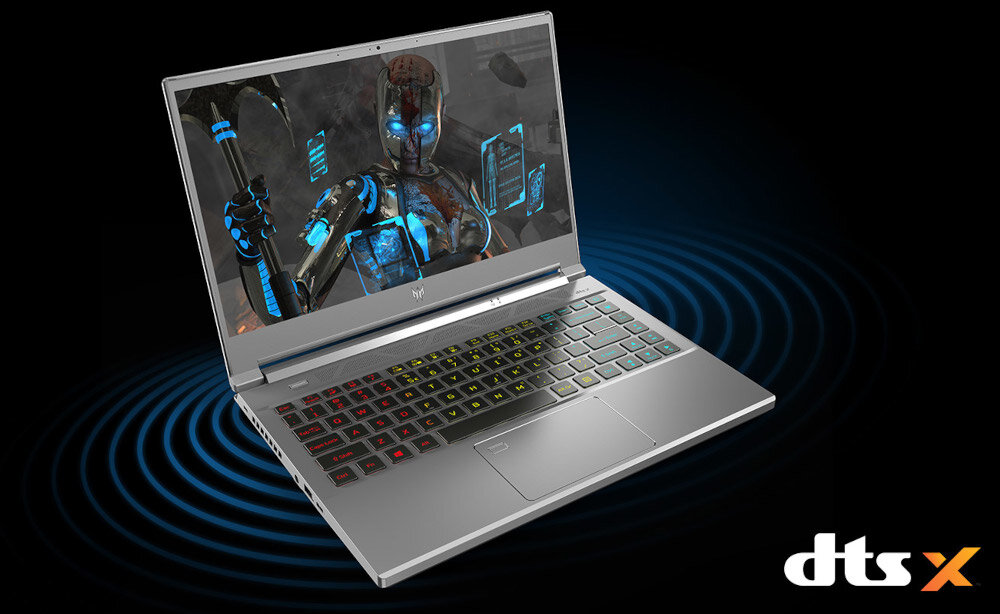 Laptop ACER Predator Triton 300 PT314-51S-753T głośniki dźwięk audio