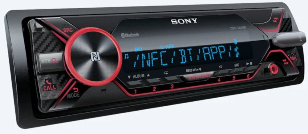 Radio samochodowe SONY DSX-A416BT  - formaty