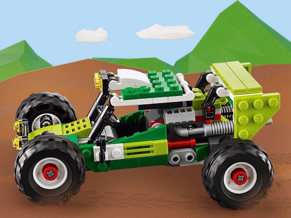 LEGO Creator Łazik terenowy 31123 wymiatry elementy szczegóły