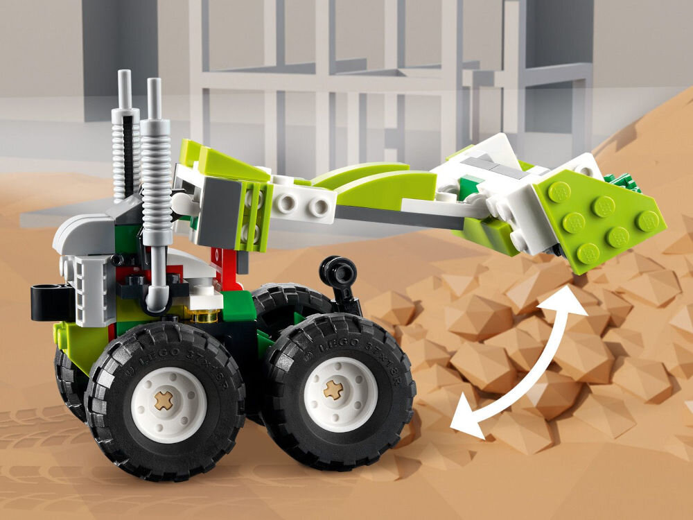 LEGO Creator Łazik terenowy 31123 ładowarka podnośnik