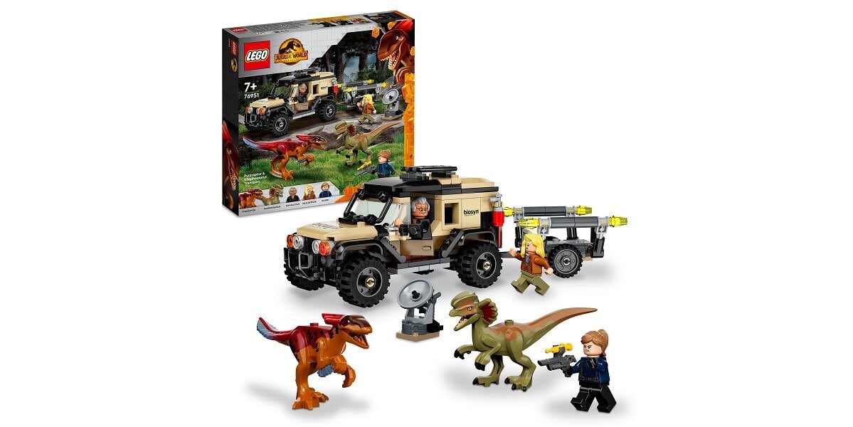 LEGO Jurassic World Transport pyroraptora i dilofozaura 76951 Od lat dla Was
