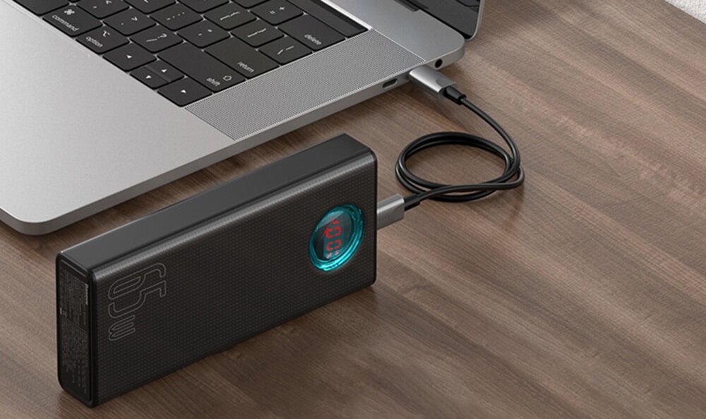 Powerbank BASEUS Amblight 30000 mAh 65W ladowanie moc wydajnosc urzadzenia 
