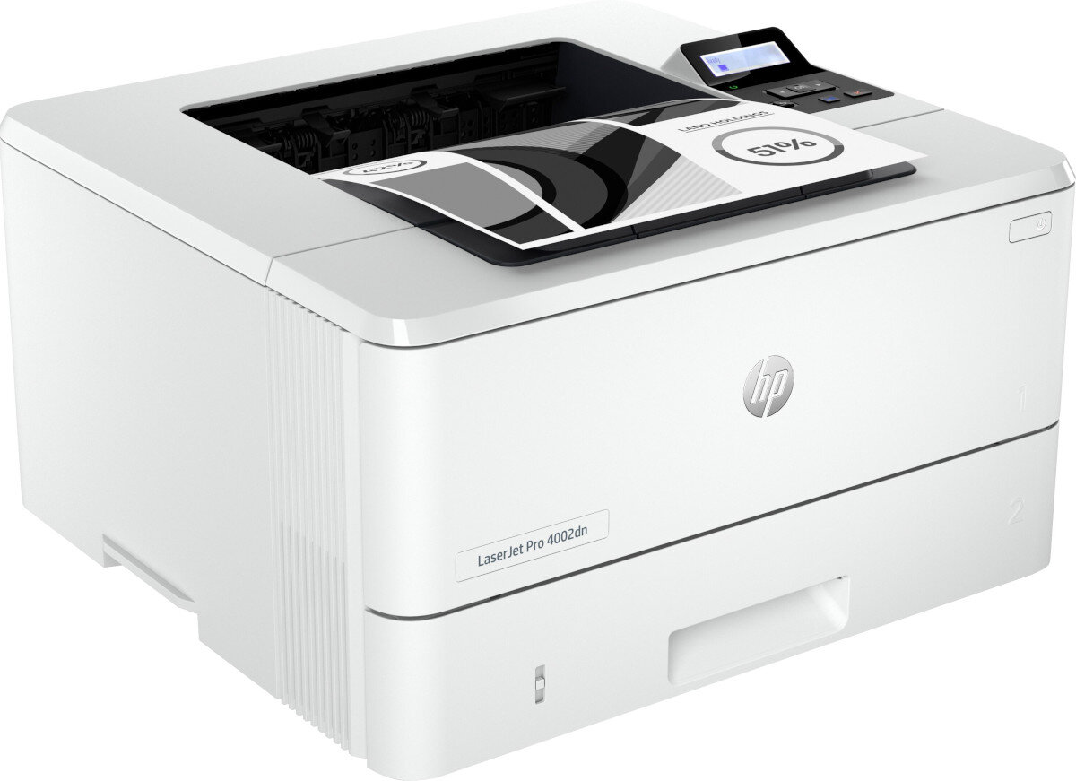 Drukarka HP LaserJet Pro 4002DN taca odbiór drukowanie