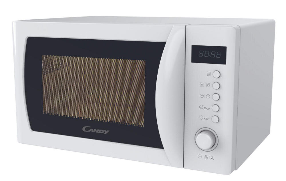CANDY CMWA20SDLW kuchenka pokrętła sterowanie funkcje gotowanie grill podgrzewanie rozmrażanie wyświetlacz led zegar blokada rodzicielska