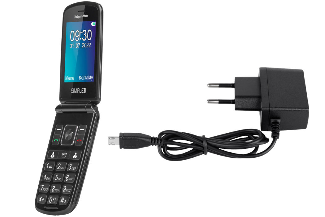 telefon KRUGER&MATZ Simple 929 bateria wytrzymałość prostota łatwość intyicyjny funkcje karty sim przycisk SOS wyposażenie