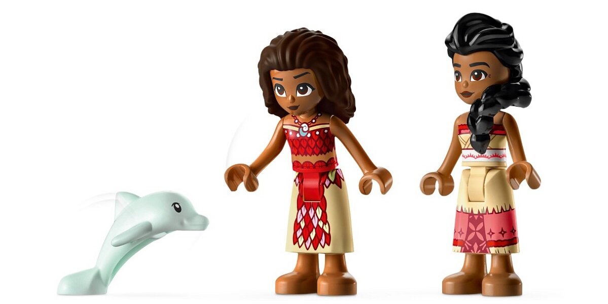 LEGO Disney Princess Katamaran Vaiany 43210 dziecko kreatywnść zabawa rozwój klocki figurki minifigurki jakość tradycja postacie delfin Vaiana Sina prezent
