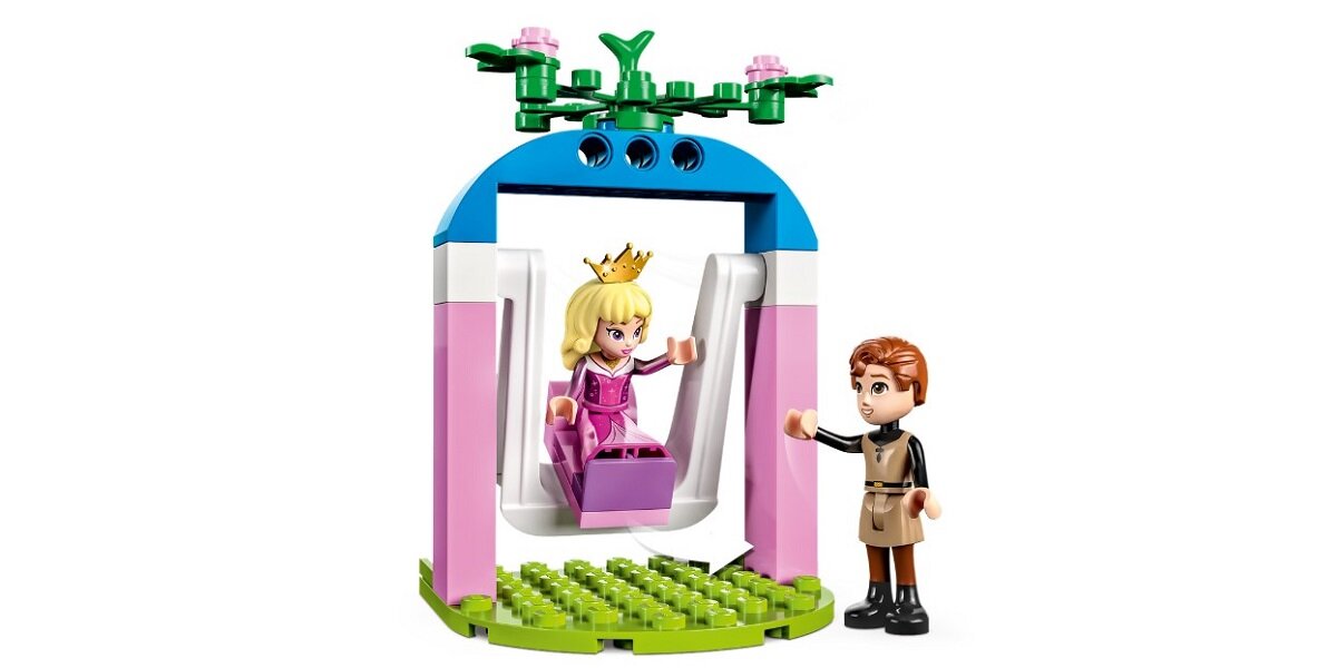 LEGO Disney Princess Zamek Aurory 43211 dziecko kreatywność zabawa nauka rozwój klocki figurki minifigurki jakość tradycja konstrukcja nauka wyobraźnia role jakość bezpieczeństwo wyobraźnia 
