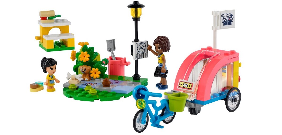 LEGO Friends Rower do ratowania psów 41738 dziecko kreatywność zabawa nauka rozwój klocki figurki minifigurki jakość tradycja konstrukcja nauka wyobraźnia role jakość bezpieczeństwo wyobraźnia budowanie pasja hobby funkcje instrukcja aplikacja LEGO Builde