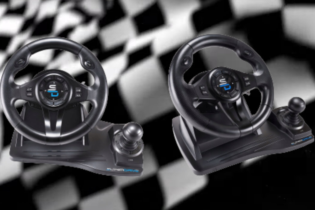 Kierownica SUBSONIC GS 550 emocje maksymalizacja gaz hamulec skrzynia zabawa jazda prędkość jakość wyposażenie wyścig