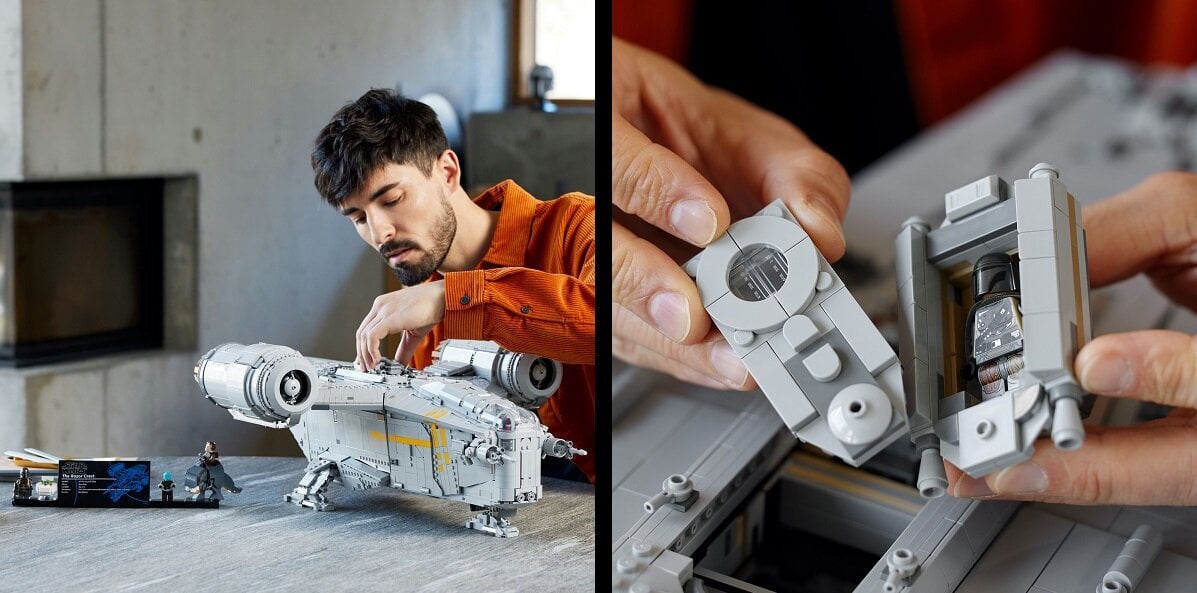 LEGO Star Wars Brzeszczot 75331 Szczegółowe wnętrze z łatwym dostępem 