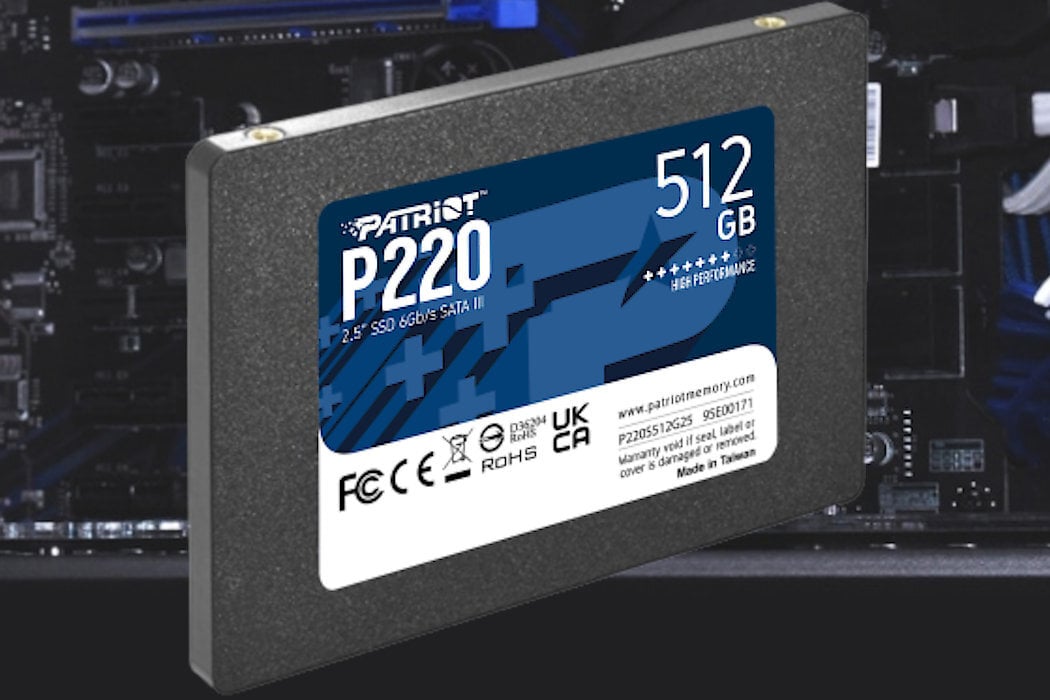 Dysk PATRIOT P220 512GB SSD - lekki 
