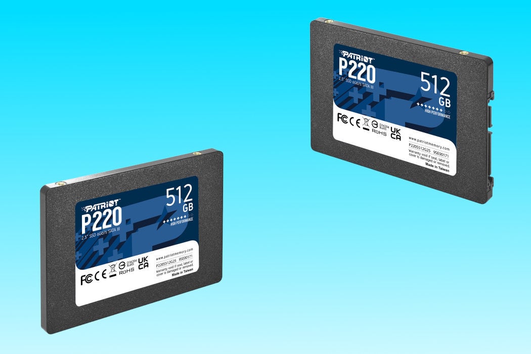 Dysk PATRIOT P220 512GB SSD - predkosc odczytu  