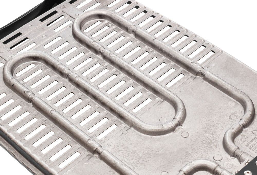 Grill elektryczny MIRPOL MIR-E004 nie generuje dymu ekologiczna alternatywa nagrzewa się błyskawicznie funkcjonalne urządzenie regulowana moc w zakresie od 1650 do 1950 W