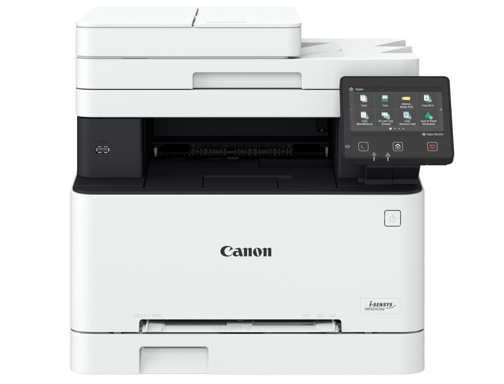 Urządzenie wielofunkcyjne CANON i-SENSYS MF655Cdw 3w1    papier wydajność tusz drukowanie szybkość łączność format sterowanie