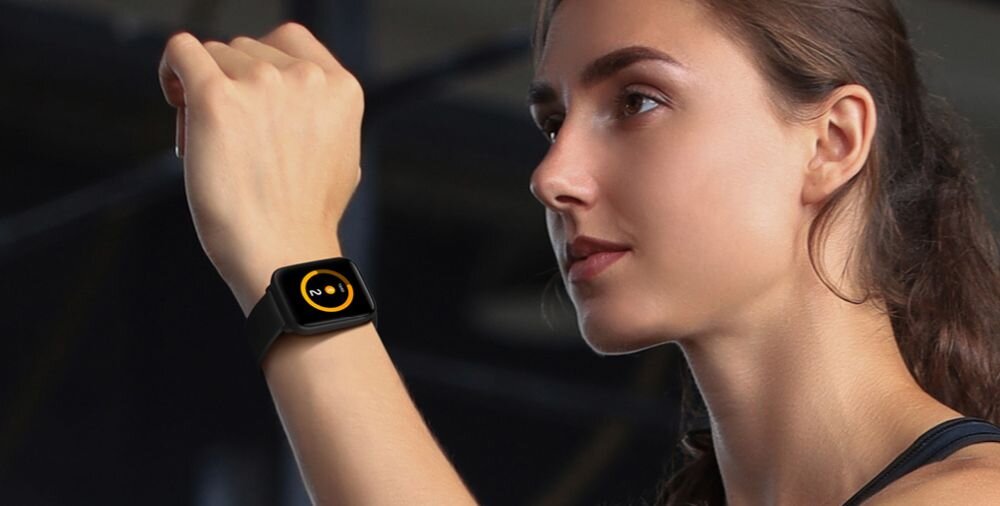 Smartwatch MIBRO C2    ekran bateria czujniki zdrowie sport pasek ładowanie pojemność rozdzielczość łączność sterowanie krew puls rozmowy smartfon aplikacja 