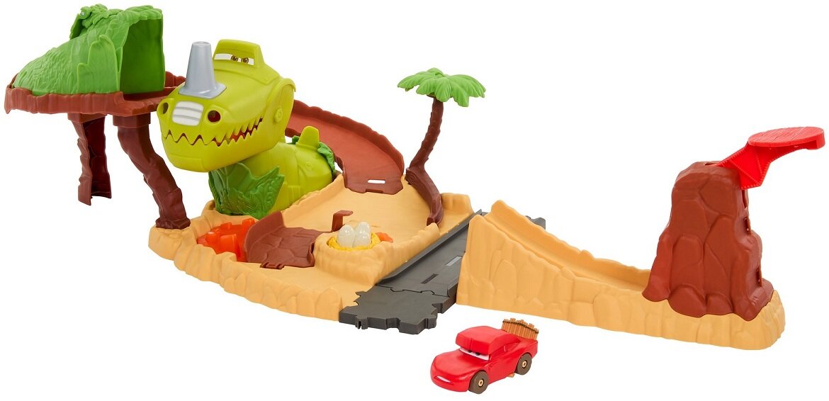 Tor MATTEL Disney Pixar Cars Dinoprzygoda HMD74 zabawa dzieci kreatywność chłopiec dziewczynka dinozaur