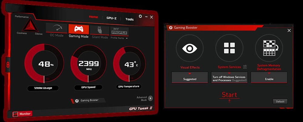 Karta graficzna ASUS TUF Gaming Radeon RX 7900 XT OC Edition 20GB - ASUS GPU Tweak III  