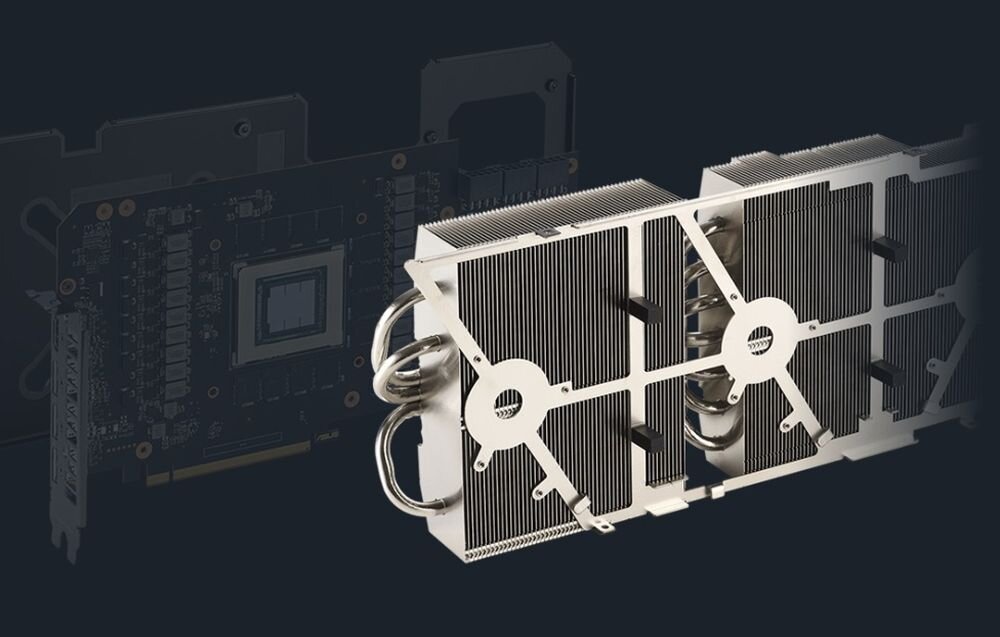 Karta graficzna ASUS TUF Gaming Radeon RX 7900 XT OC Edition 20GB - Wydajny radiator  