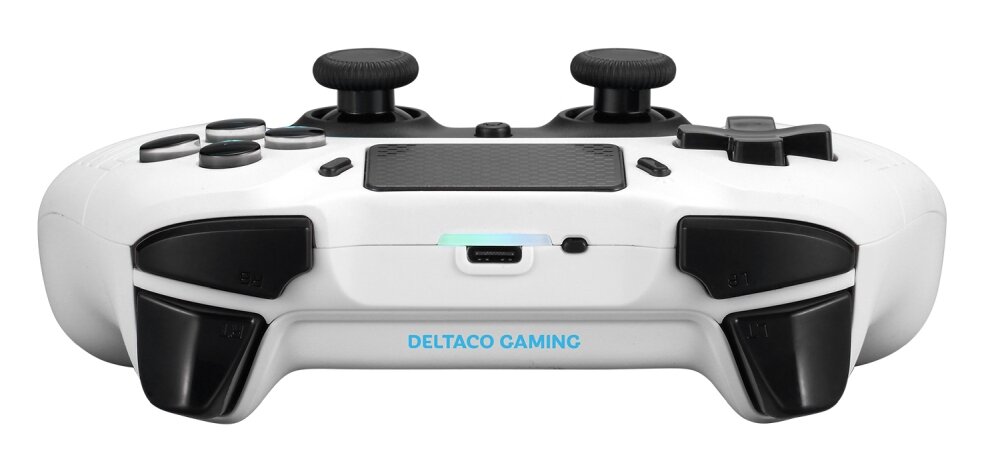Kontroler DELTACO GAM-139 gra gaming przyciski łączność rozrywka triggery jakość wykonanie