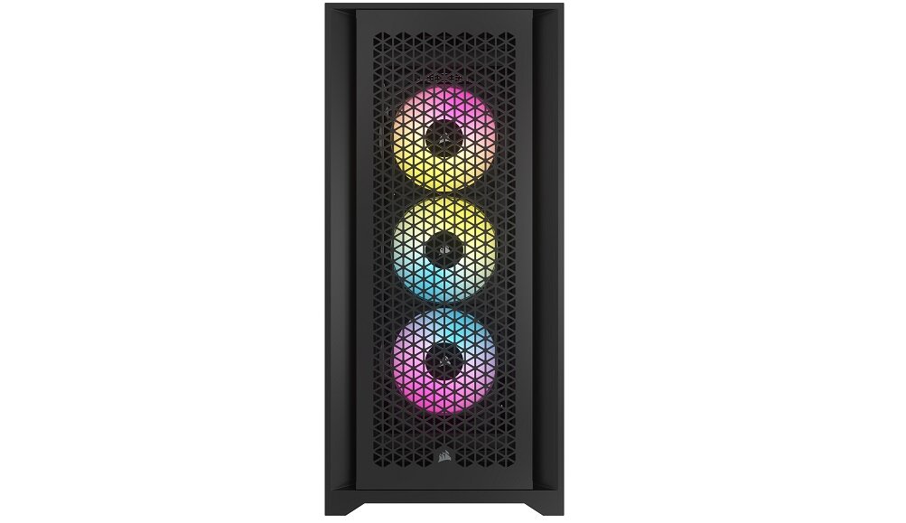 Obudowa CORSAIR iCUE 5000D Airflow RGB design wykonanie gaming chłodzenie jakość wytrzymałość wymiary złącza filtry zestaw