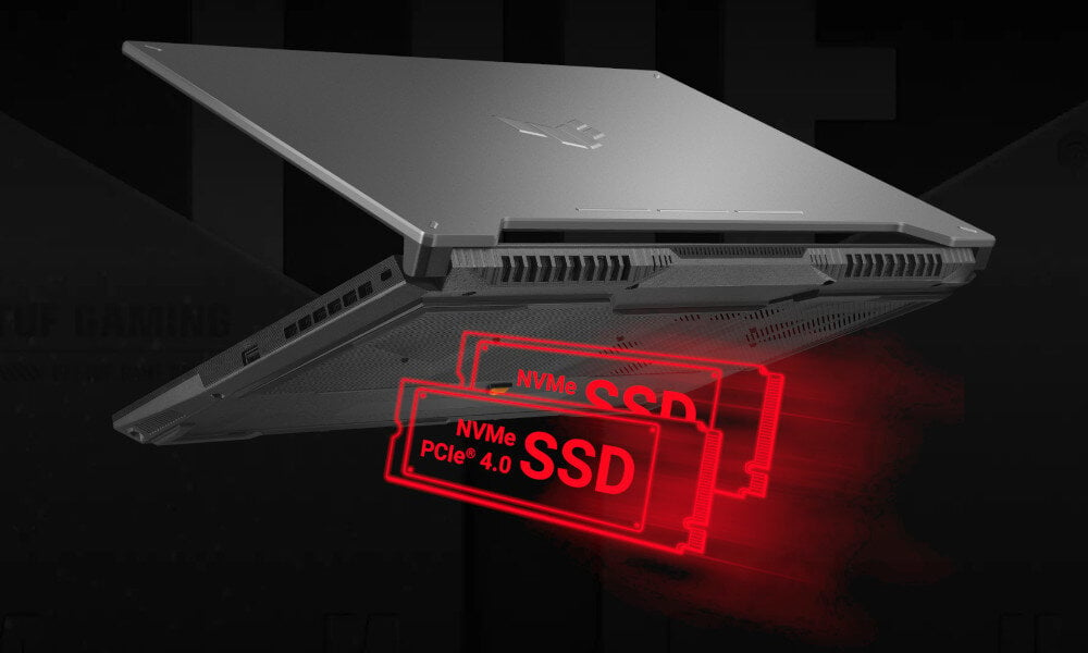 Laptop ASUS TUF Gaming A15 FA507NV-LP023W pamięć dysk pojemność RAM taktowanie