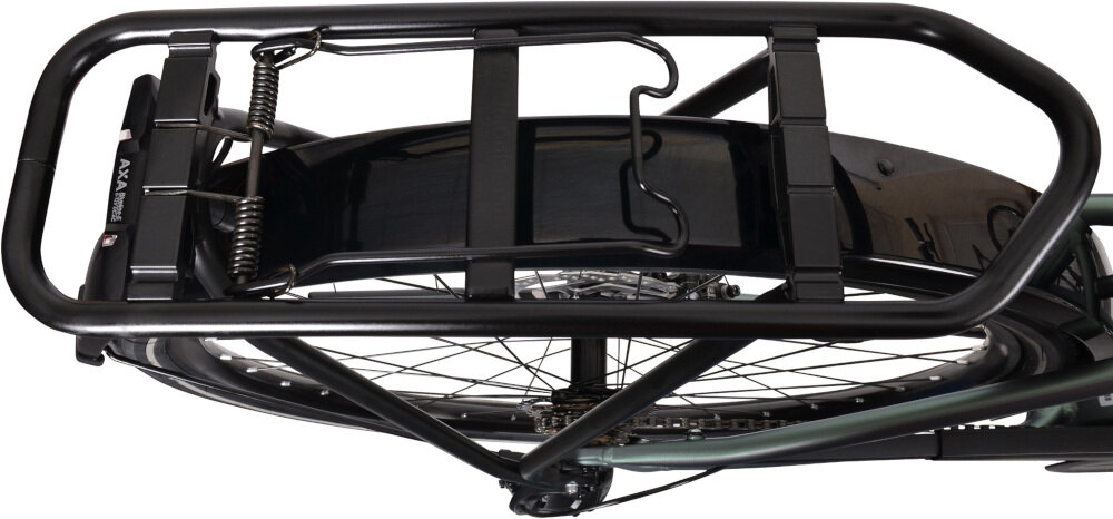 Rower elektryczny INDIANA E-Motive M20 28 cali damski Szary bagażnik