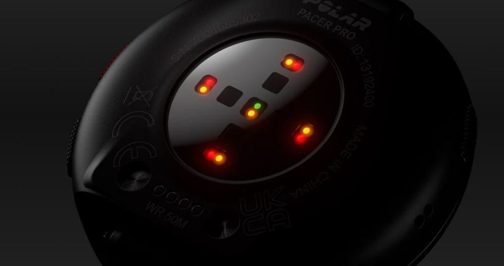 Zegarek sportowy POLAR Pacer PRO S-L Szary + czujnik tętna HR H10 muzyka sterowanie funkcje połączenie powiadomienia