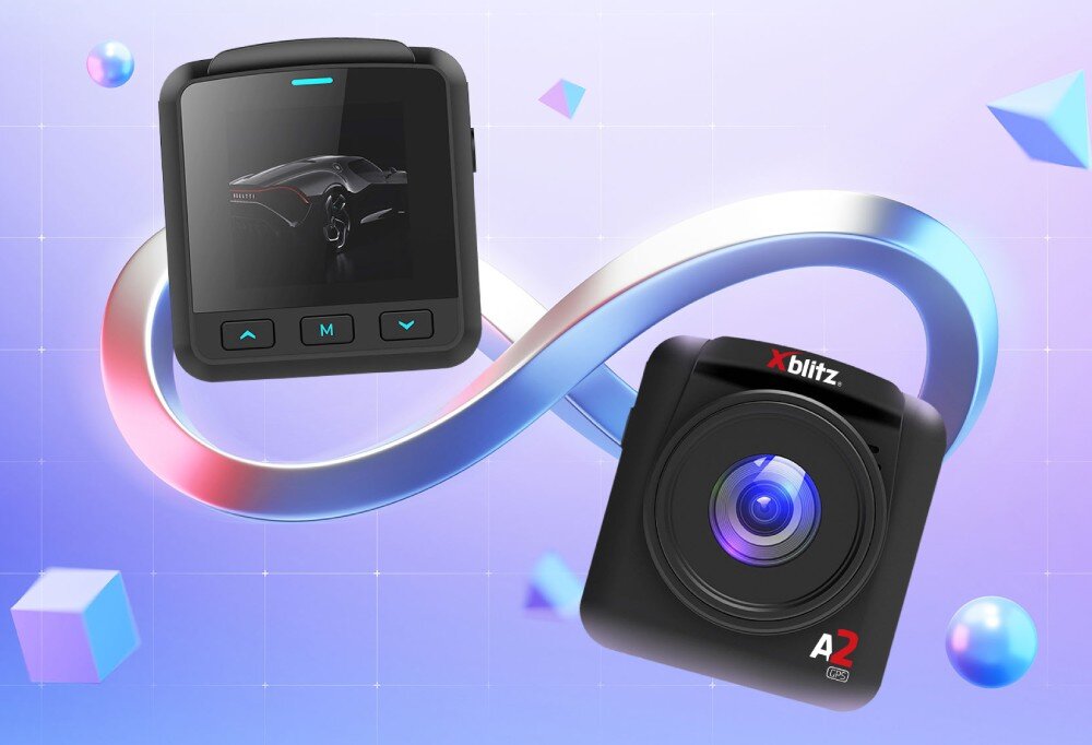 Wideorejestrator XBLITZ A2 GPS nagrywanie pętla karta pamięci pojemność