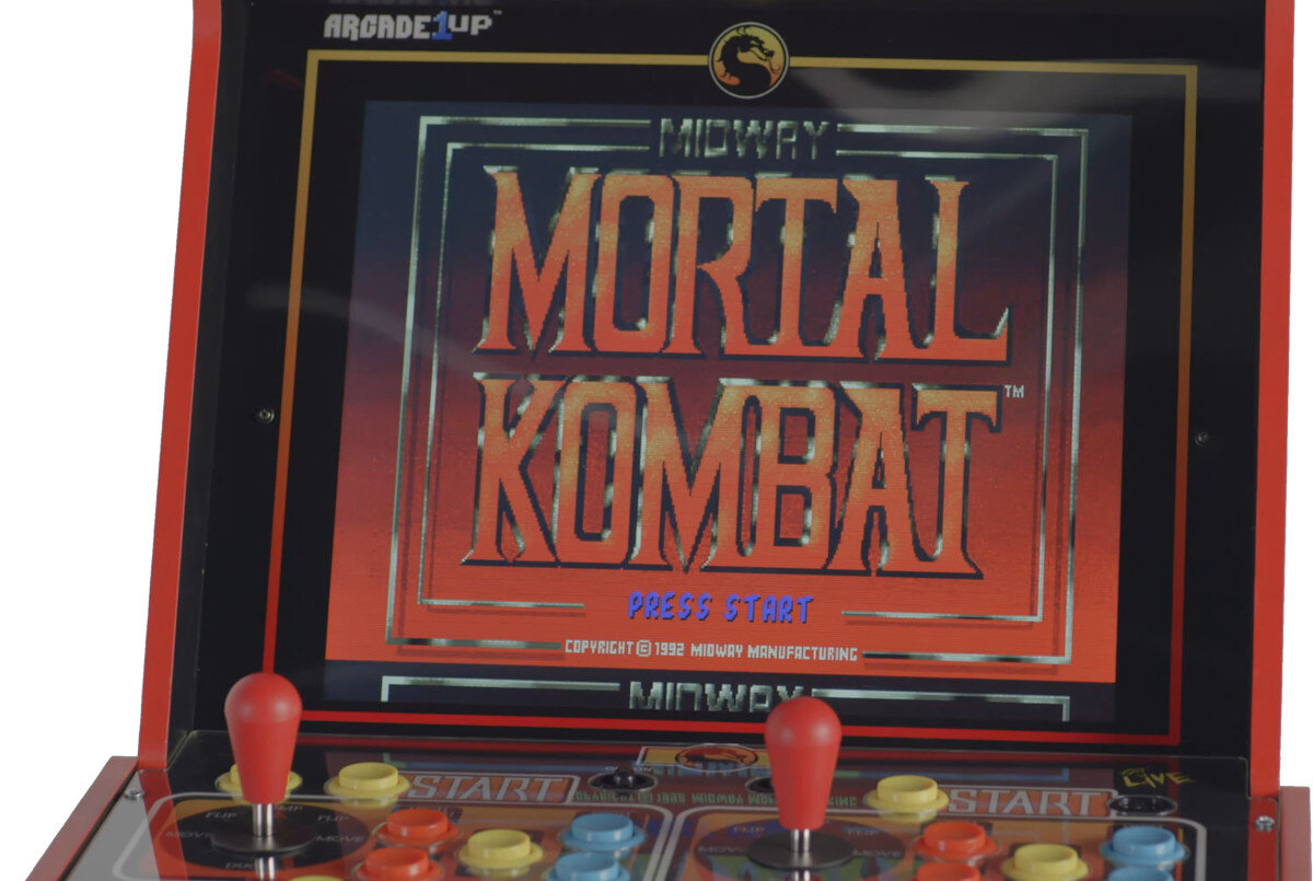 Konsola ARCADE1UP Mortal Kombat Midway rozgrywka prezent pomysł