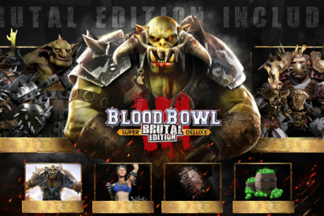 Blood Bowl 3: Brutal Edition Gra PS4 brutalne szalone taktyczne krwawe futbol fantasy orkowie personalizacja piłka zawartosć szczyt droga