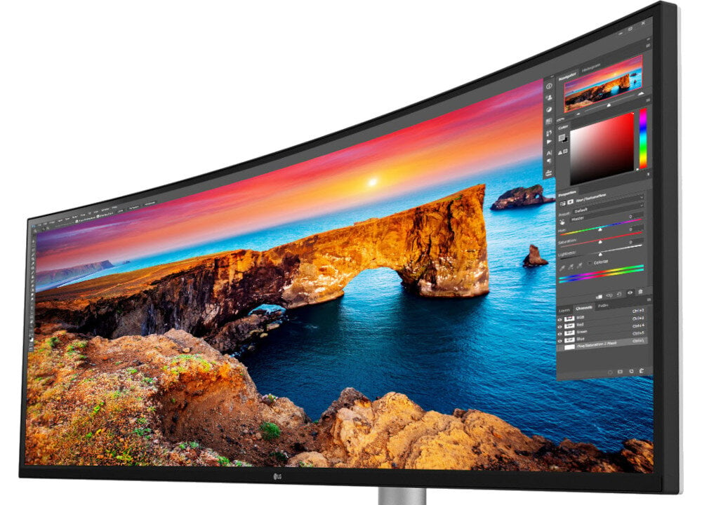 Monitor LG UltraWide 49WQ95C-W kolory matryca kontrast gama technologie HDR