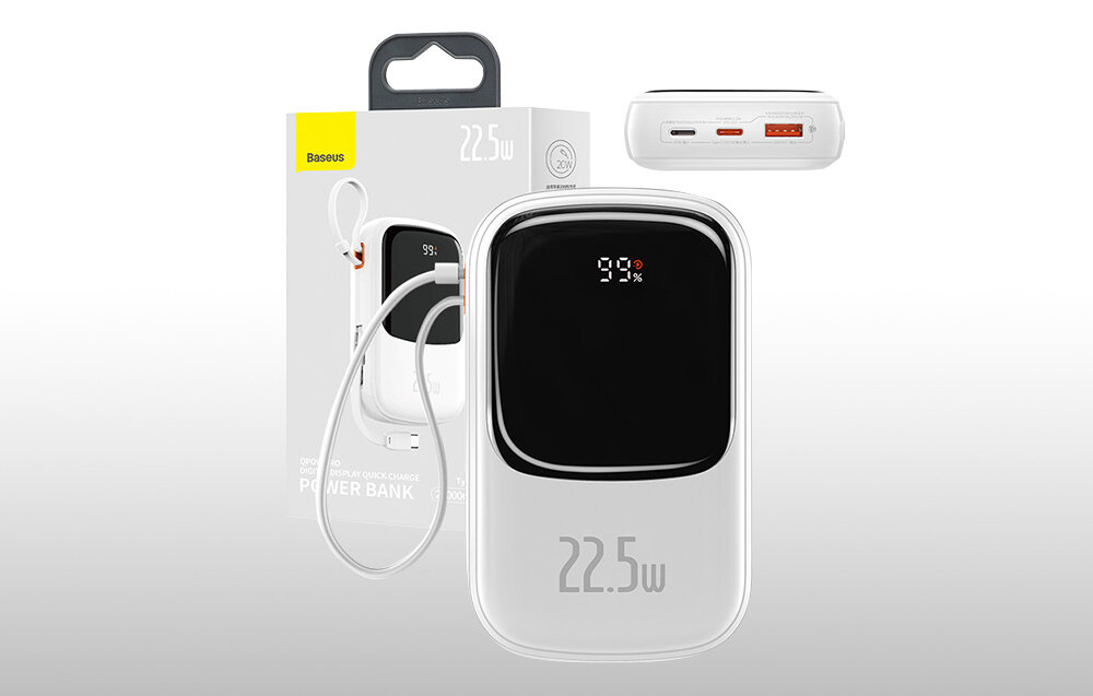 Powerbank BASEUS Qpow Pro 20000mAh zmartwienia moc rozmiar bezpieczeństwo lekkość wygoda 