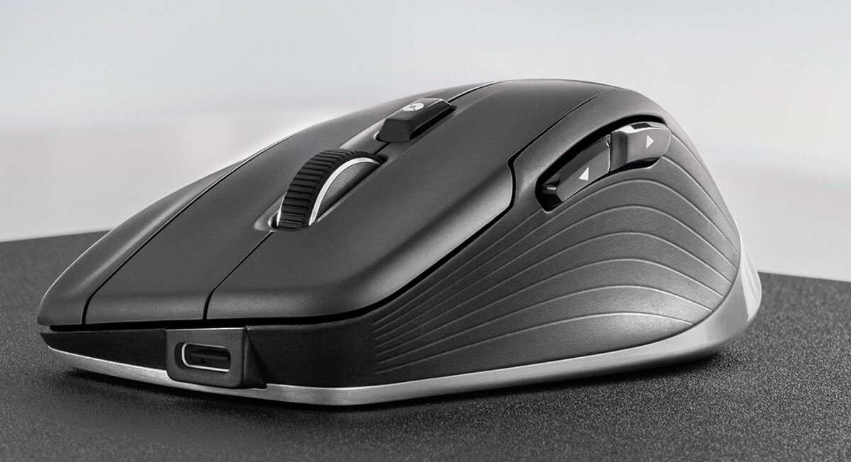 Mysz 3DCONNEXION CadMouse Compact trzy rodzaje łączności Quick Zoom Futerał Wyjątkowa ergonomia maksymalny komfort Precyzja