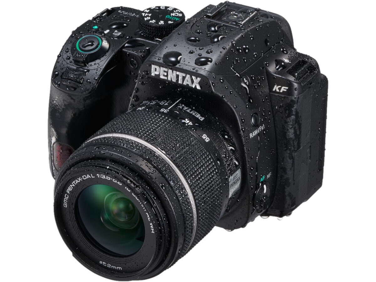 Aparat PENTAX KF Body Czarny obudowa szczelność wytrzymałość wymiary wielkość