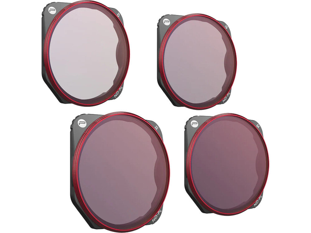 Zestaw filtrów PGYTECH ND-PL 8/16/32/64 do DJI Mavic 3 materiały wykonanie waga szkło zniekształcenia