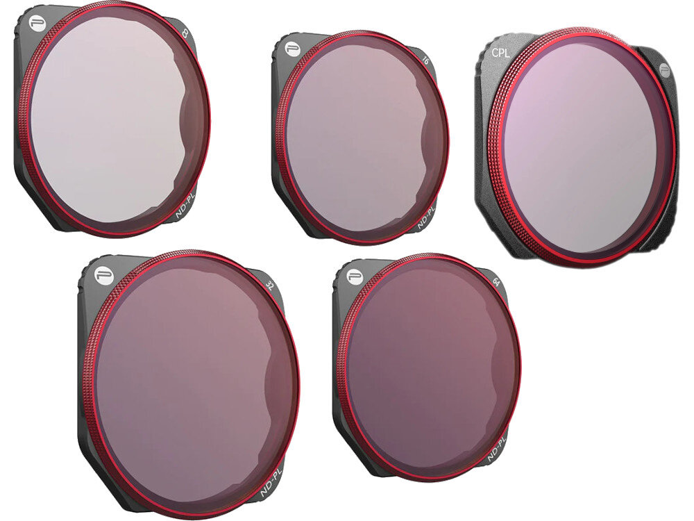Zestaw filtrów PGYTECH CPL+ ND-PL 8/16/32/64 do DJI Mavic 3 Classic materiały wykonanie waga szkło zniekształcenia