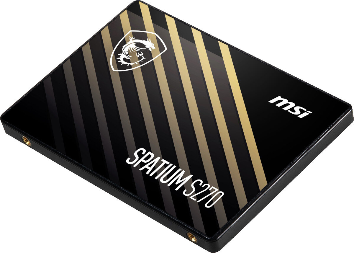 Dysk MSI Spatium S270 480GB SSD wytrzymałość trwałość hałas działanie
