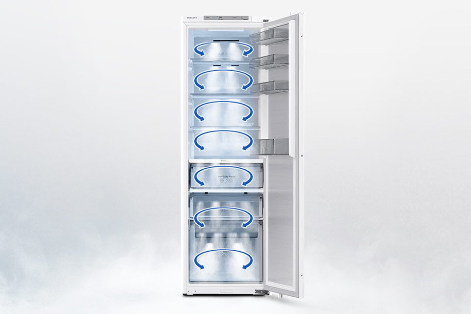 All-Around Cooling - system służący do rozprowadzania zimnego powietrza po wnętrzu jednodrzwiowej chłodziarki