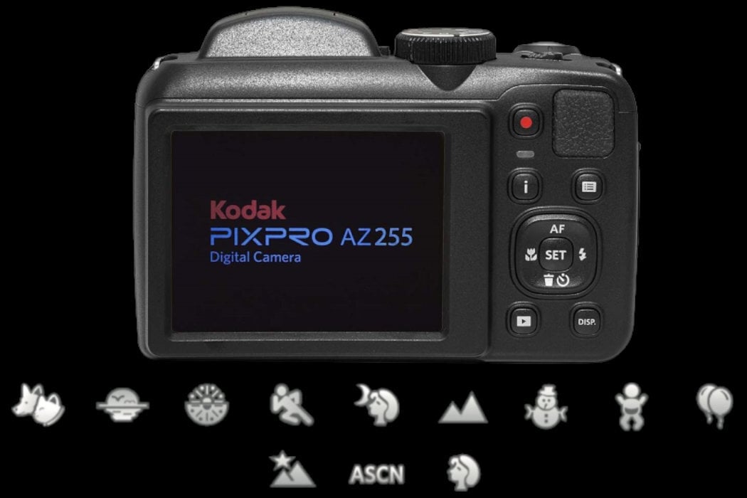 Aparat KODAK PixPro AZ255WH Aparat KODAK PixPro AZ255WH rozdzielczość bateria stabilizacja zoom af przysłona obiektyw makro ogniskowa  